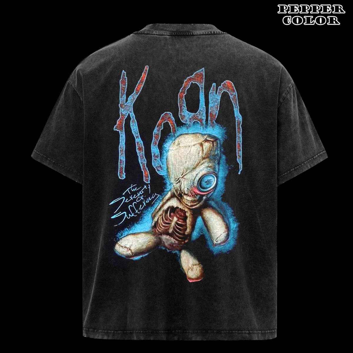 Retro Korn Issues Nu Metal Rock Band Short Sleeve T Shirt