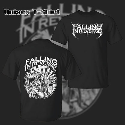 Washed Vintage Rock Band Falling in Reverse Graphic T-shirt & hoodie
