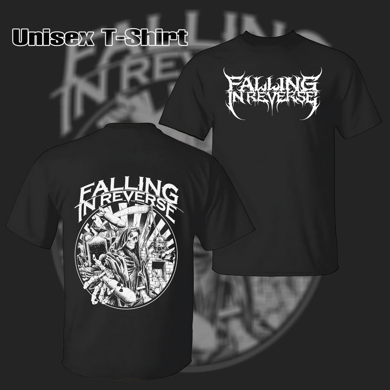 Washed Vintage Rock Band Falling in Reverse Graphic T-shirt & hoodie