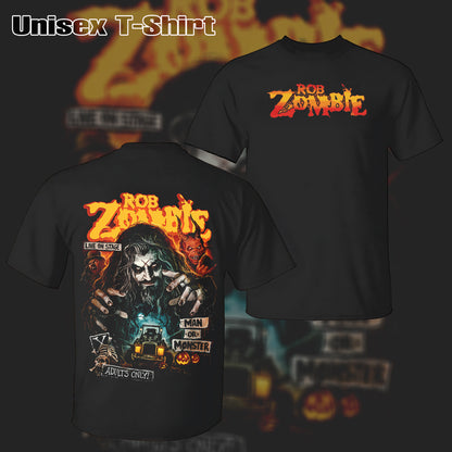Vintage Rare Rob Zombie Band Man or Monster T-shirt & Hoodie