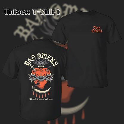Retro Bad Omens Snake And Skull Graphic Tee T-Shirt & Hoodie