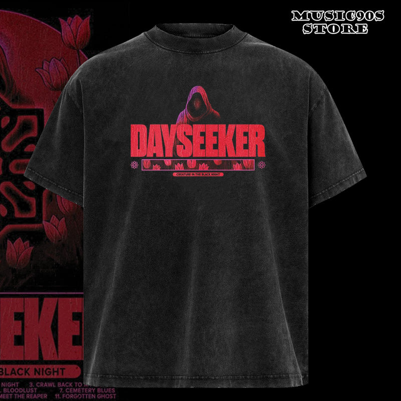 Retro Dayseeker Creature 2025 Album Tracklist Tee , Dayseeker band T-Shirt