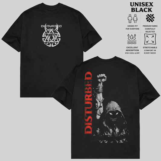 Disturbed Shirt, Vintage Rock Music T-Shirt & Hoodie, Retro Graphic Tee & Hoodie