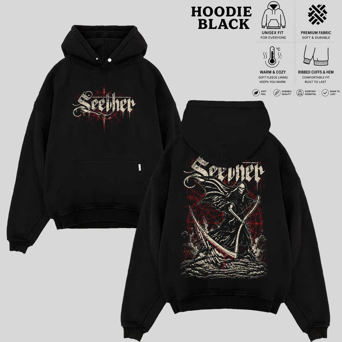 Seether Graphic T-Shirt & Hoodie
