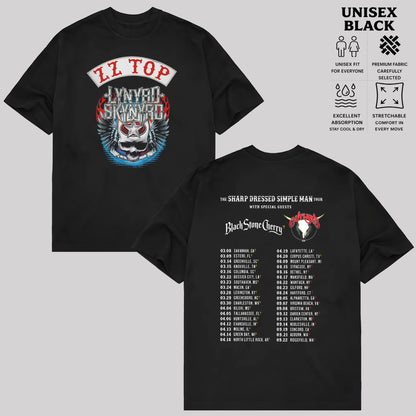 Vintage Lynyrd Skynyrd ZZ Top Tour T-shirt , Lynyrd Skynyrd T-Shirt & Hoodie.