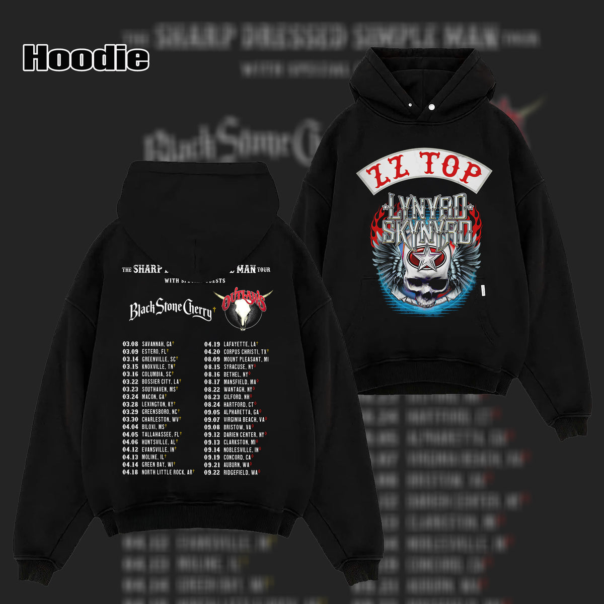 Vintage Lynyrd Skynyrd ZZ Top Tour T-shirt , Lynyrd Skynyrd T-Shirt & Hoodie.