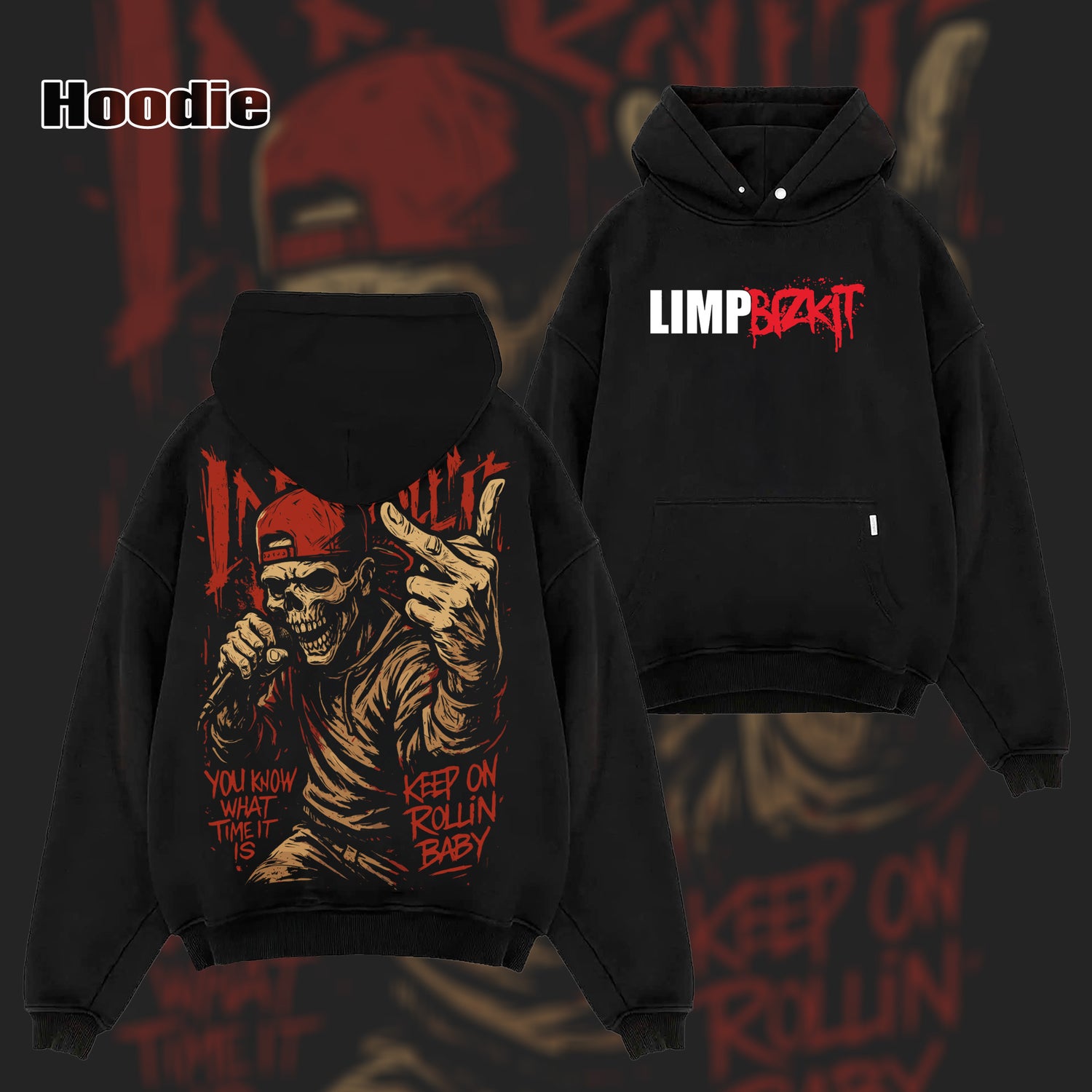 Retro Limp Bizkit Music Men's T Shirt & Hoodie
