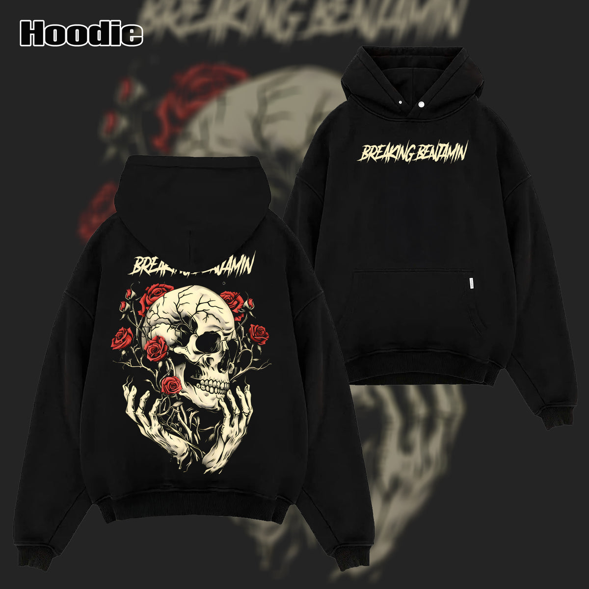 Vintage BREAKING BENJAMIN BAND T-Shirt & Hoodie