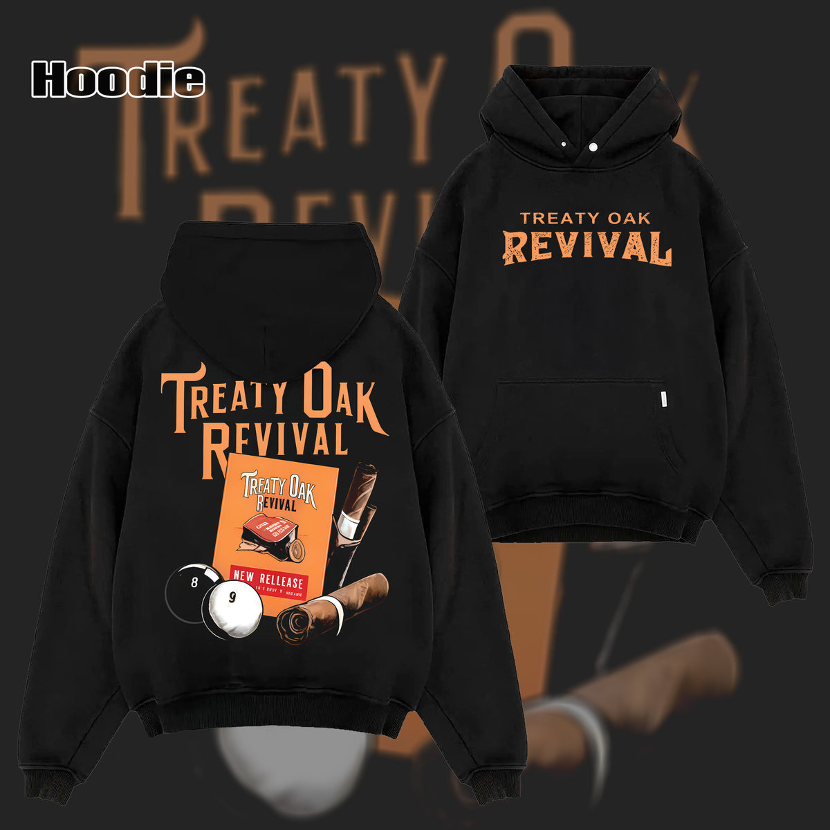 Retro Treaty Oak Revival Graphic T-Shirt & Hoodie