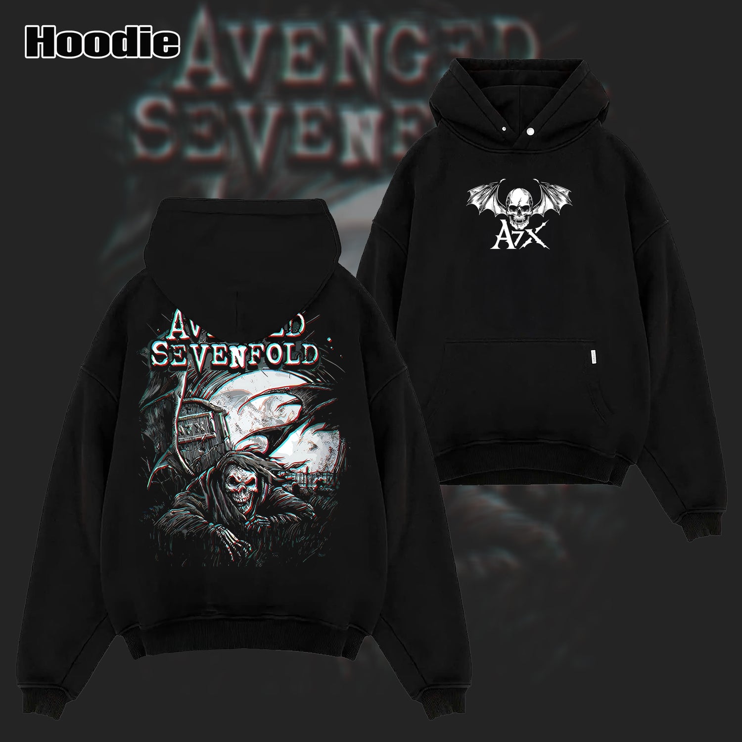 Avenged Sevenfold The Nightmare Is Red Tour  T-shirt & Hoodie