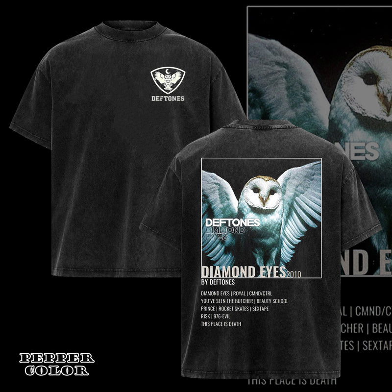 Vintage Deftones Band-Diamond Eyes Music Album Cover T-Shirt