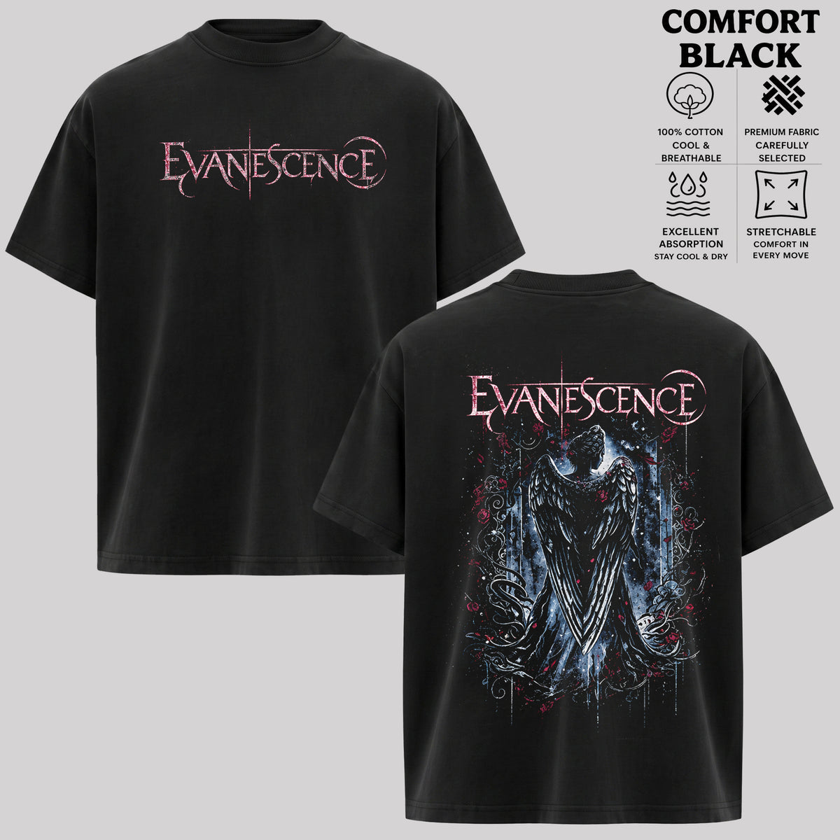 Evanescence Graphic T-Shirt & Hoodie