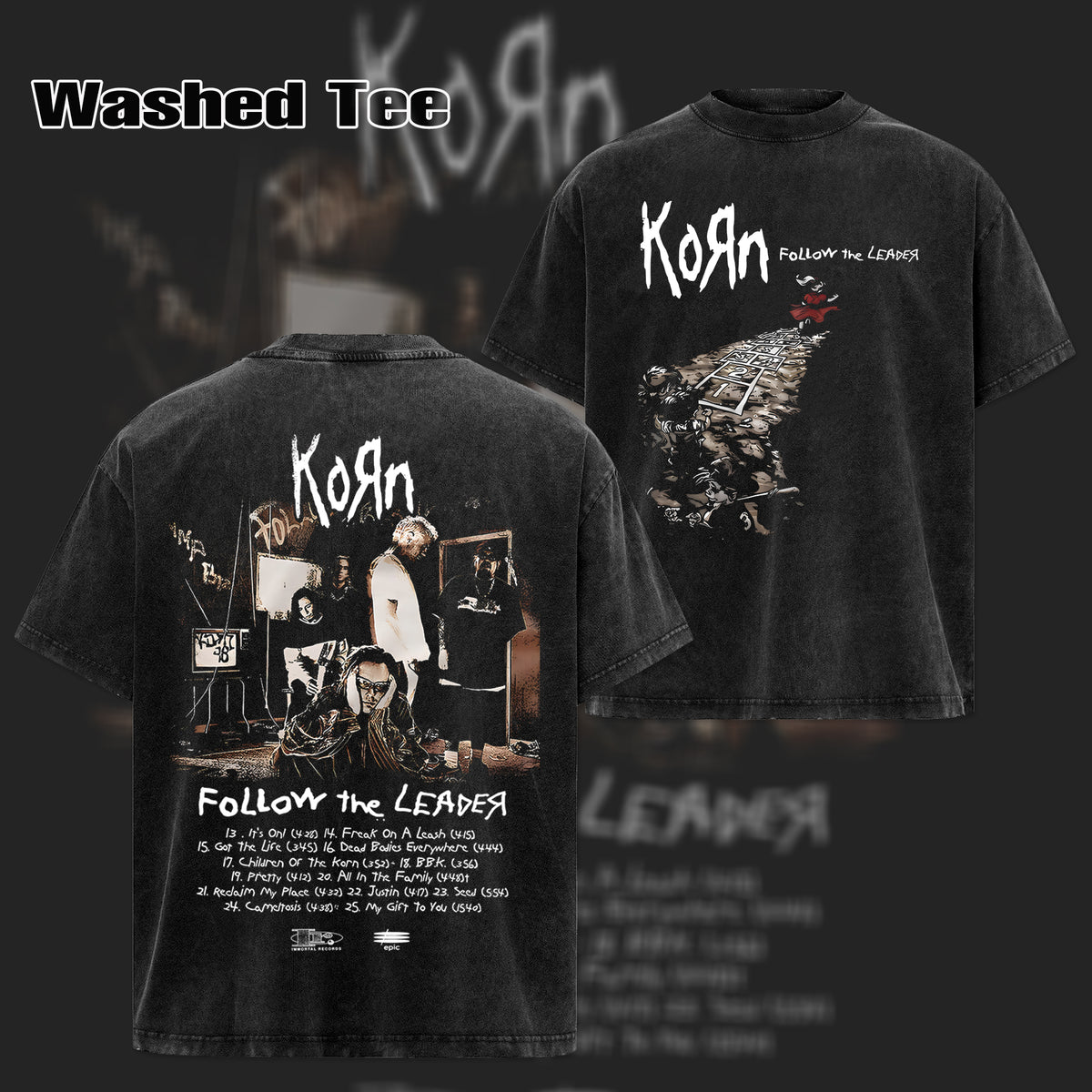 Vintage Korn Follow The Leader Band Shirt & Hoodie