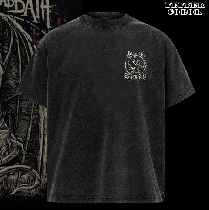 Vintage Black Sabbath Dark Seraph Fan Art Men and Women T-Shirt