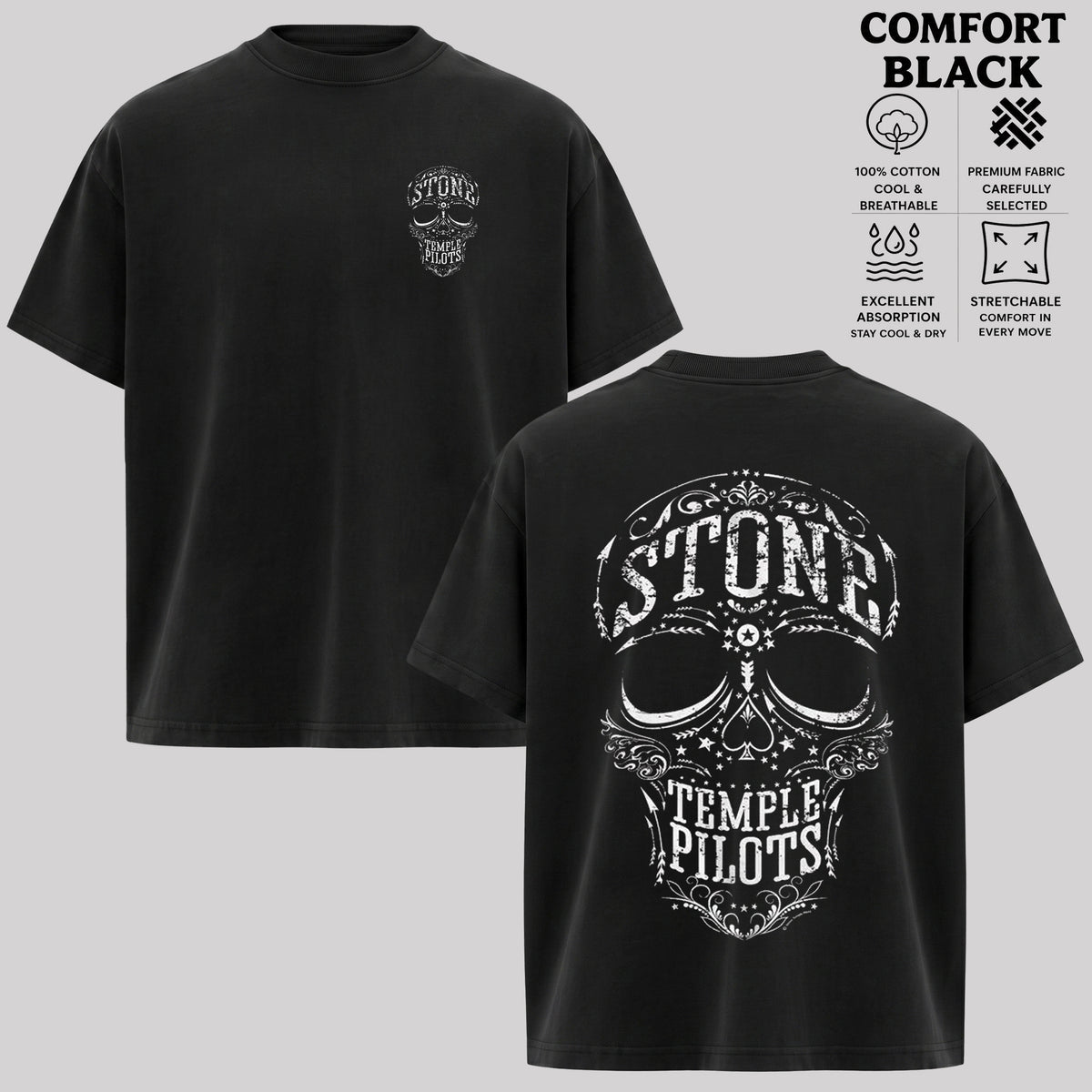 Stone Temple Pilots Band Shirt, Grunge Rock Tee