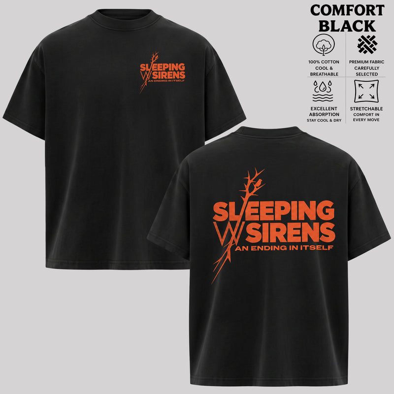 Sleeping With Sirens An Ending In Itself T-Shirt, Two-Sided Band Graphic Tee