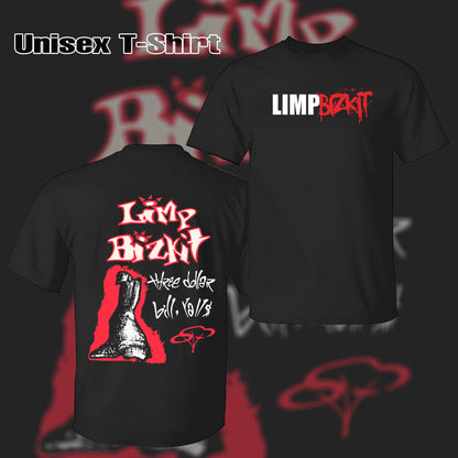 Retro Vintage 1997 Limp Bizkit Black Double Sided T Shirt & Hoodie