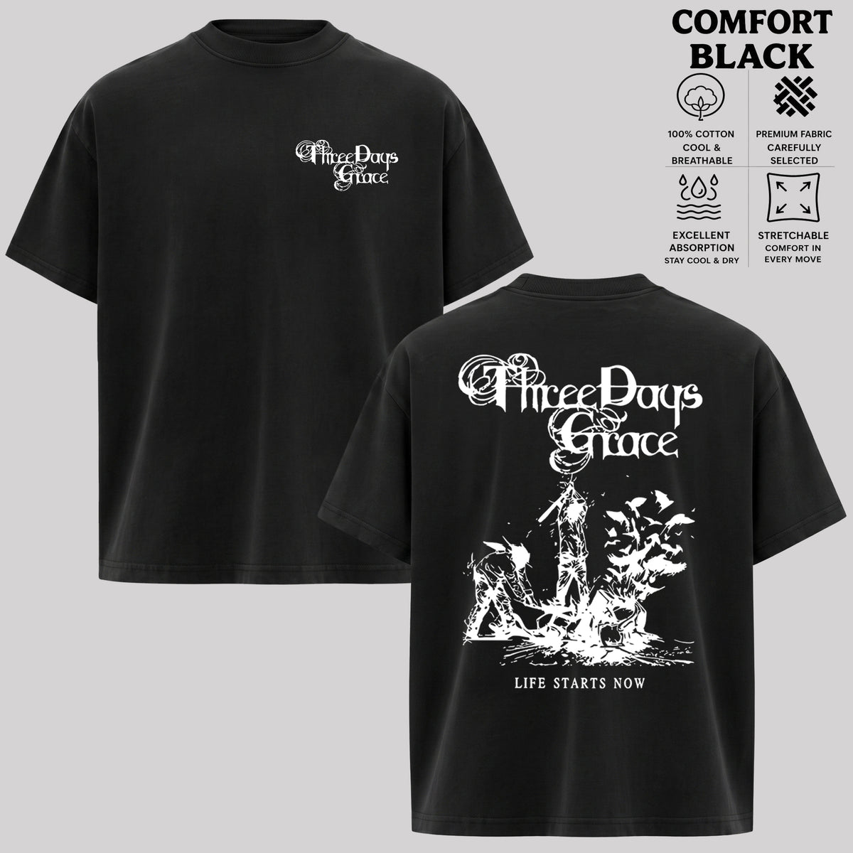 Three Days Grace Life Starts Now T-shirt & hoodie