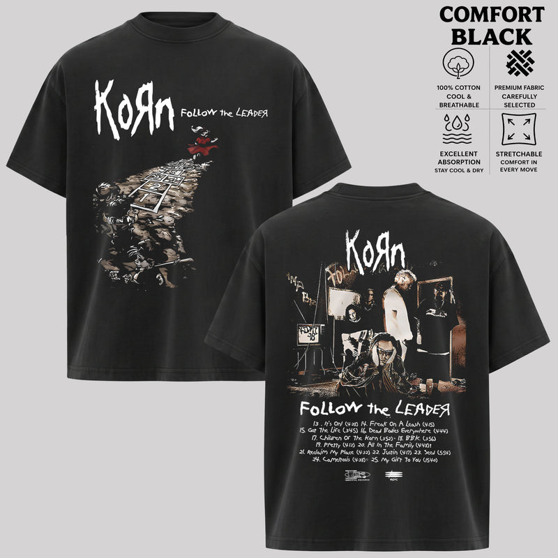 Vintage Korn Follow The Leader Band Shirt & Hoodie