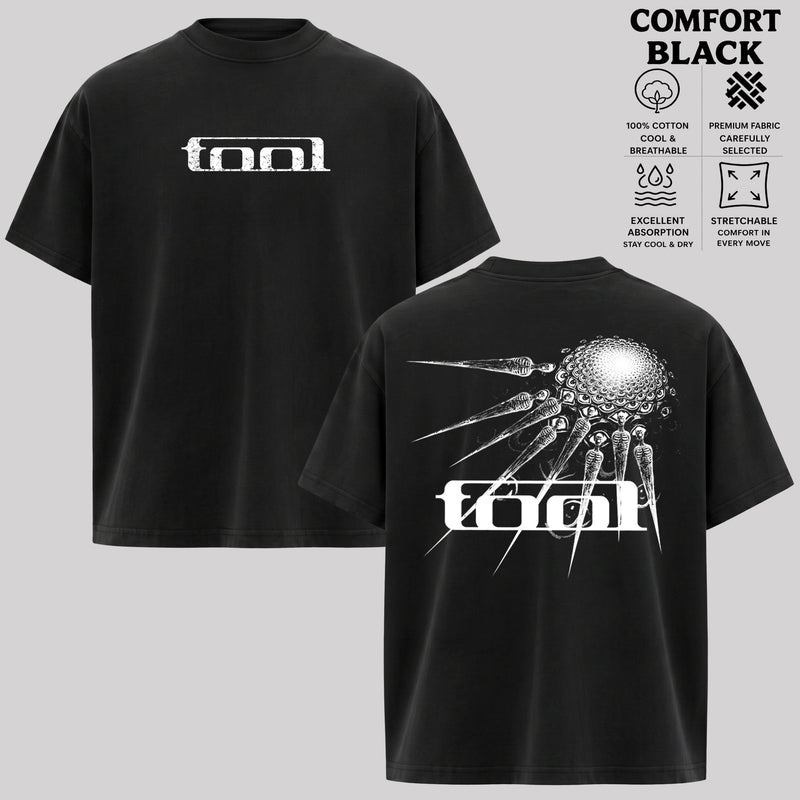 Vintage Tool Band Glass Art by Syed Montoya T-shirt & hoodie