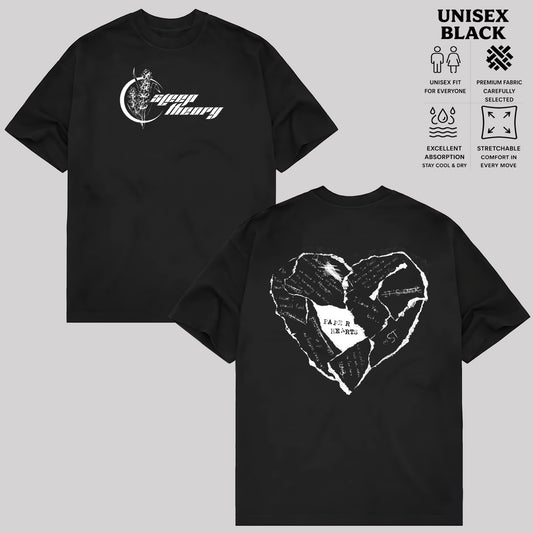 Sleep Theory Paper Hearts T-shirt & Hoodie