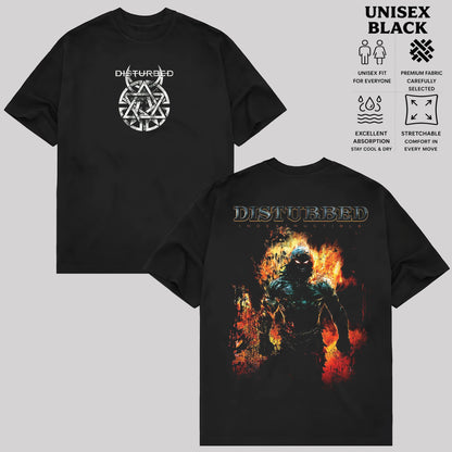 Disturbed Shirt, Vintage Rock Music T-Shirt & Hoodie, Retro Graphic Tee & Hoodie