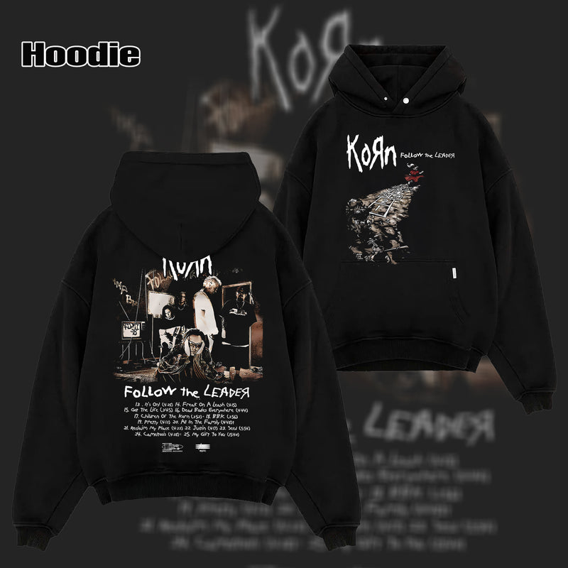 Vintage Korn Follow The Leader Band Shirt & Hoodie