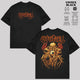 Sepultura Monster Graphic T-Shirt, Orange Gothic Creature Tee