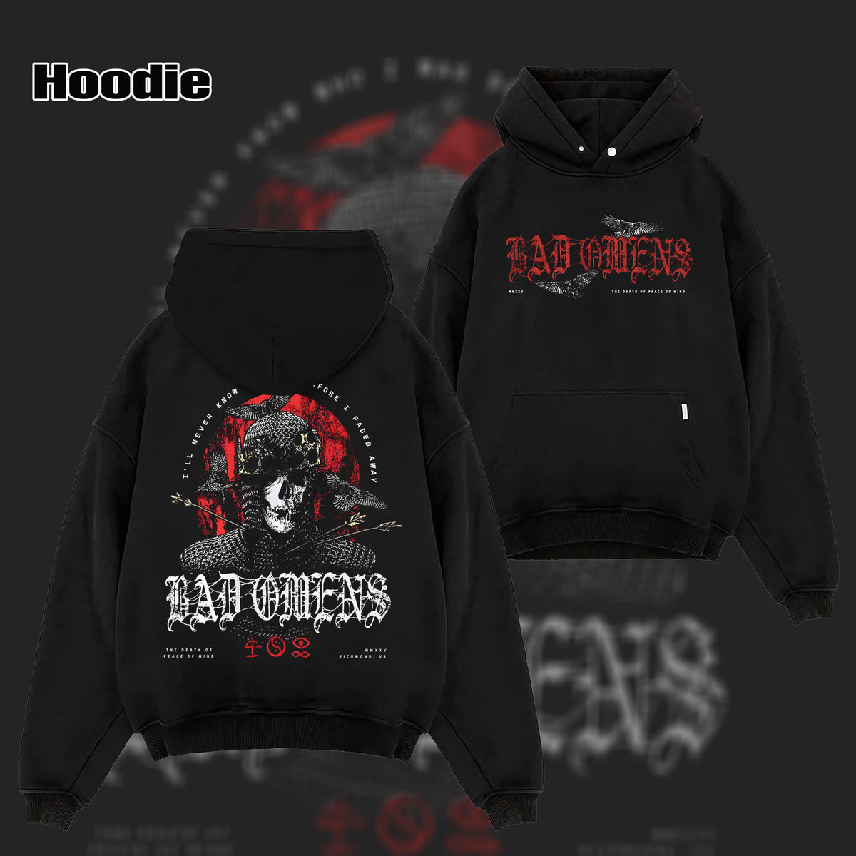 Retro Bad Omens The Death Of Peace Of Mind Medieval King T-Shirt & Hoodie