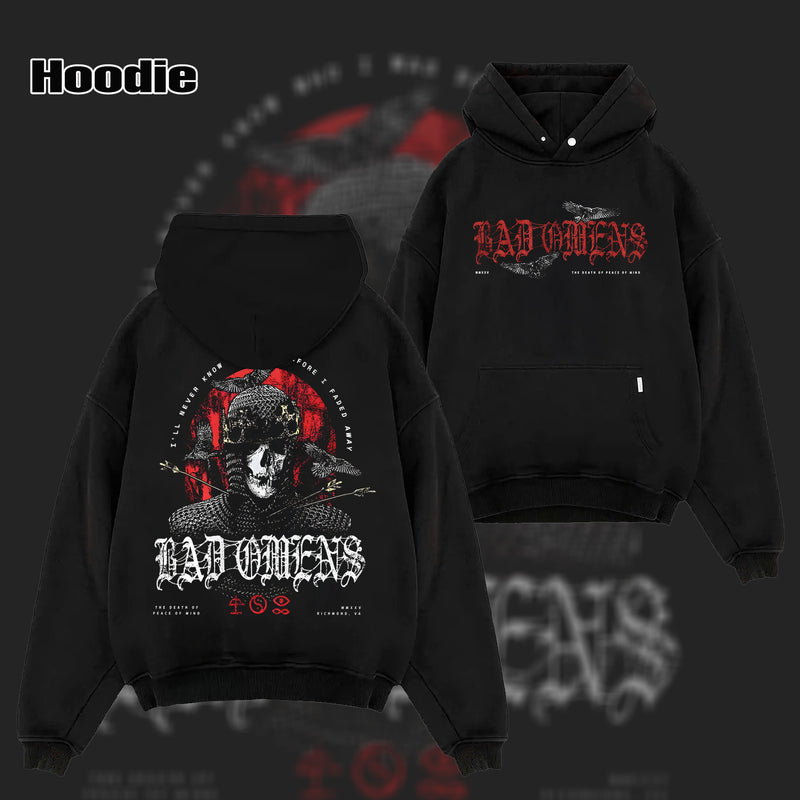 Retro Bad Omens The Death Of Peace Of Mind Medieval King T-Shirt & Hoodie