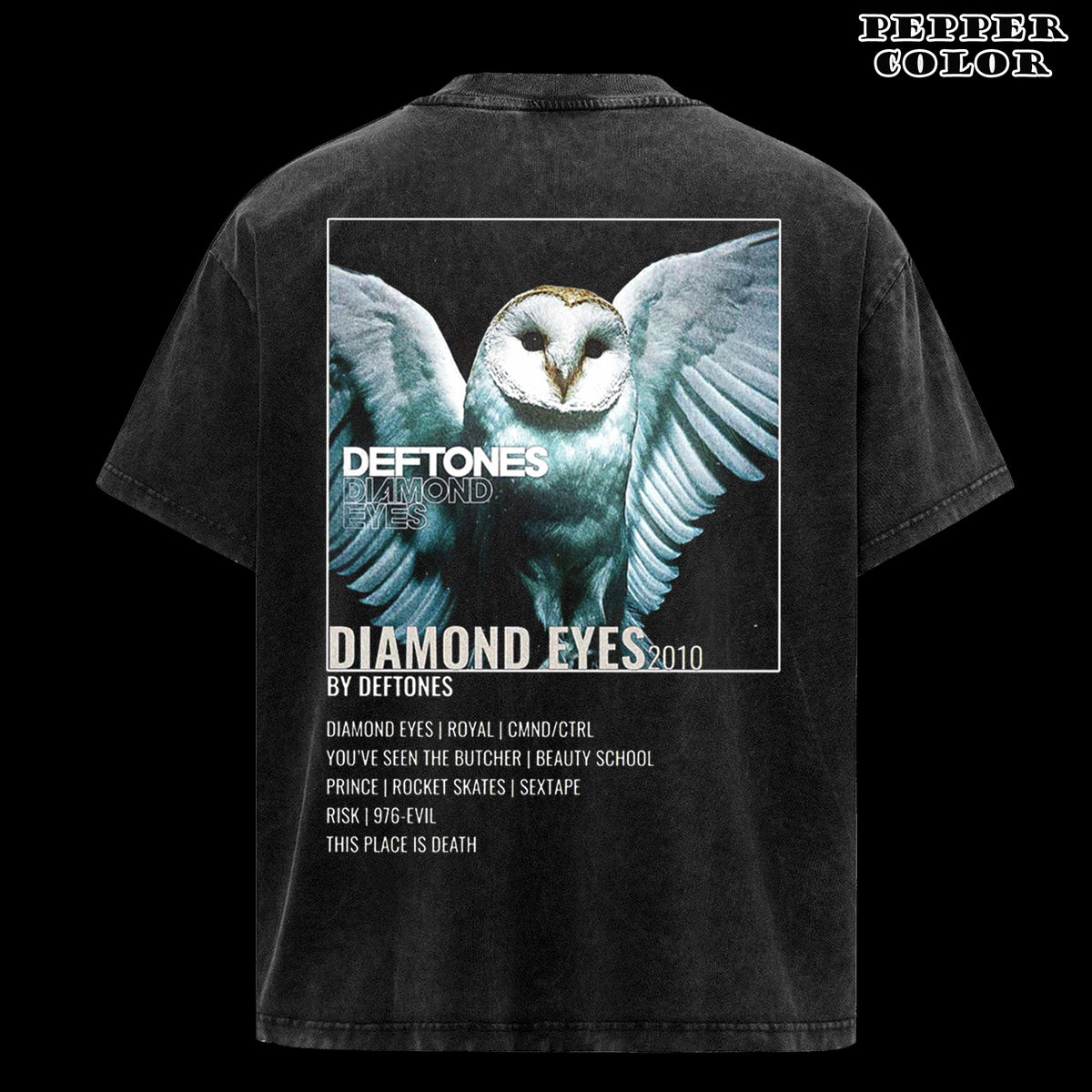 Vintage Deftones Band-Diamond Eyes Music Album Cover T-Shirt