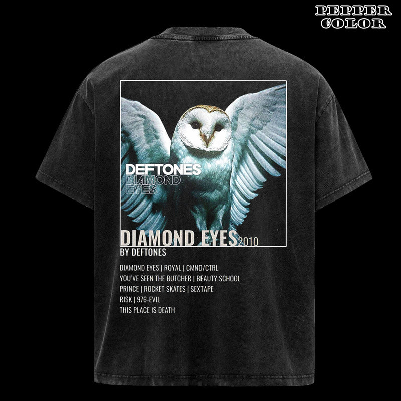 Vintage Deftones Band-Diamond Eyes Music Album Cover T-Shirt