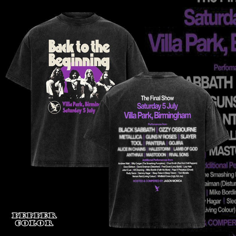 Vintage Black Sabbath Back to the Beginning T-shirt