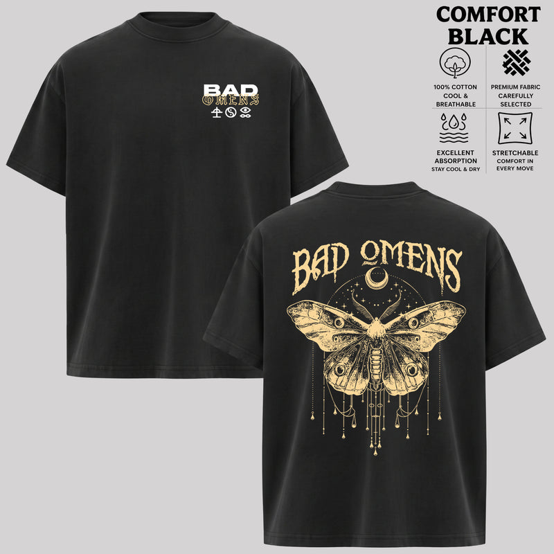 Retro Moth Design Shirt Bad Omens Band T-Shirt & Hoodie
