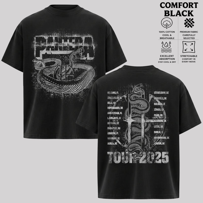 Pantera Tour 2025 Graphic T-Shirt & Hoodie