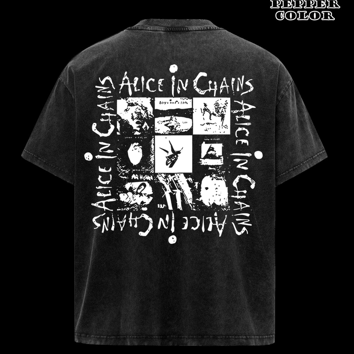 Vintage Alice In Chains Multi Album Art Official T-Shirt
