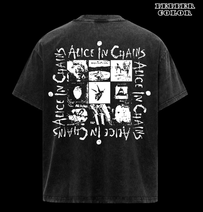 Vintage Alice In Chains Multi Album Art Official T-Shirt