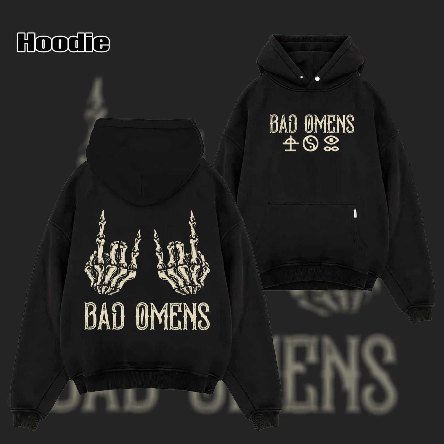 Retro Bad Omens Official Merch Bad Omens Smoke Official T-Shirt & Hoodie