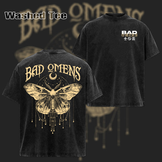 Retro Moth Design Shirt Bad Omens Band T-Shirt & Hoodie