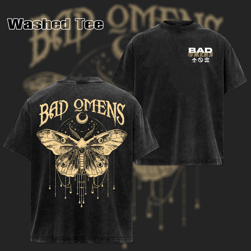 Retro Moth Design Shirt Bad Omens Band T-Shirt & Hoodie