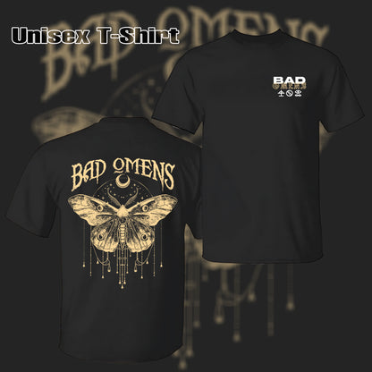 Retro Moth Design Shirt Bad Omens Band T-Shirt & Hoodie