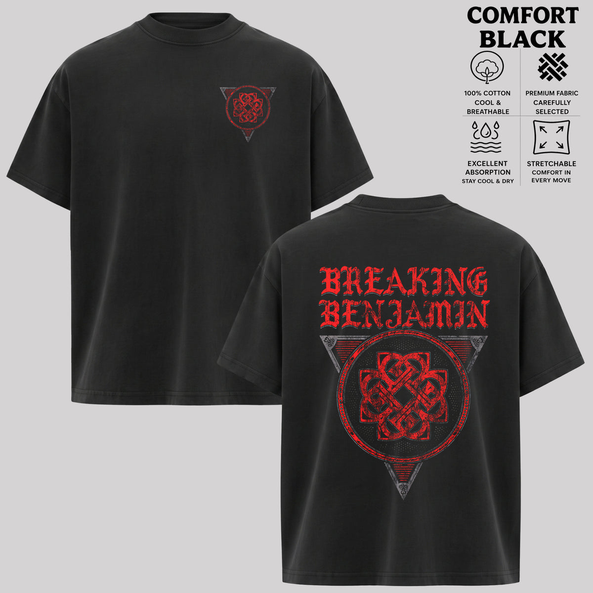 Breaking Benjamin 90s Vintage T-Shirt & Hoodie