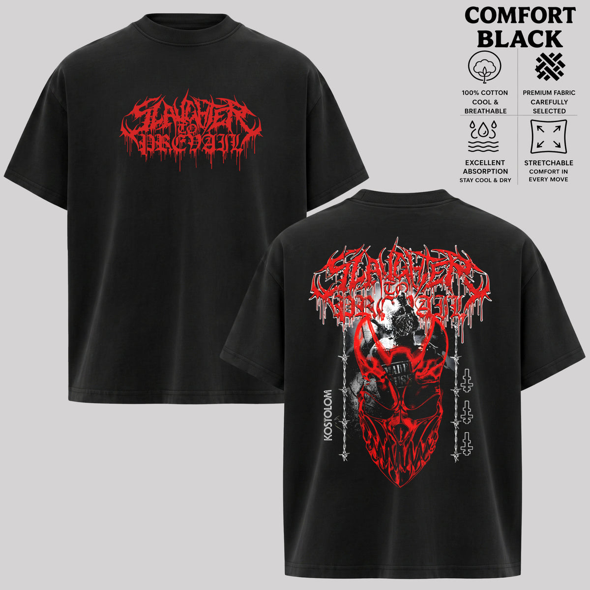 Slaughter to Prevail Band Shirt, Metal Graphic Tee
