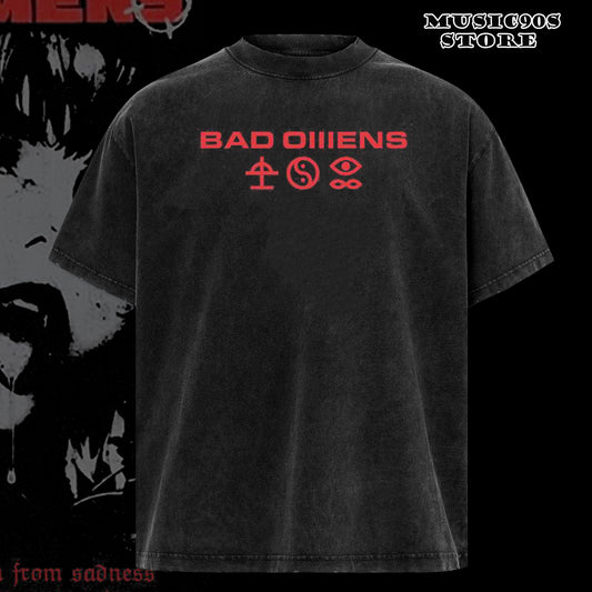 Vintage Rock Band Bad Omens Graphic T Shirt