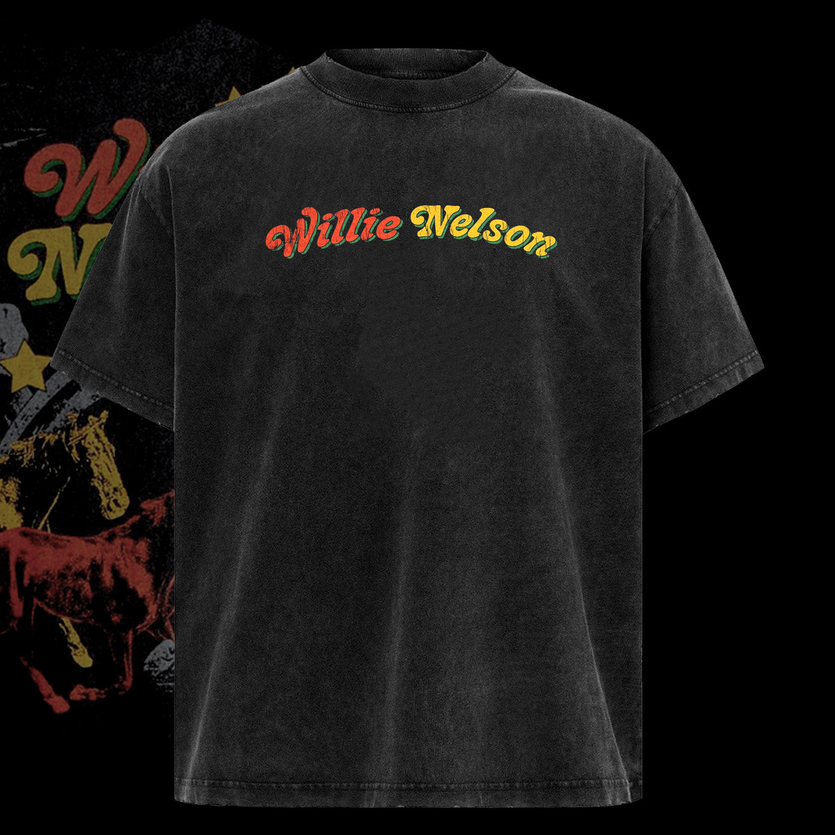 Vintage Willie Nelson Horse T-shirt