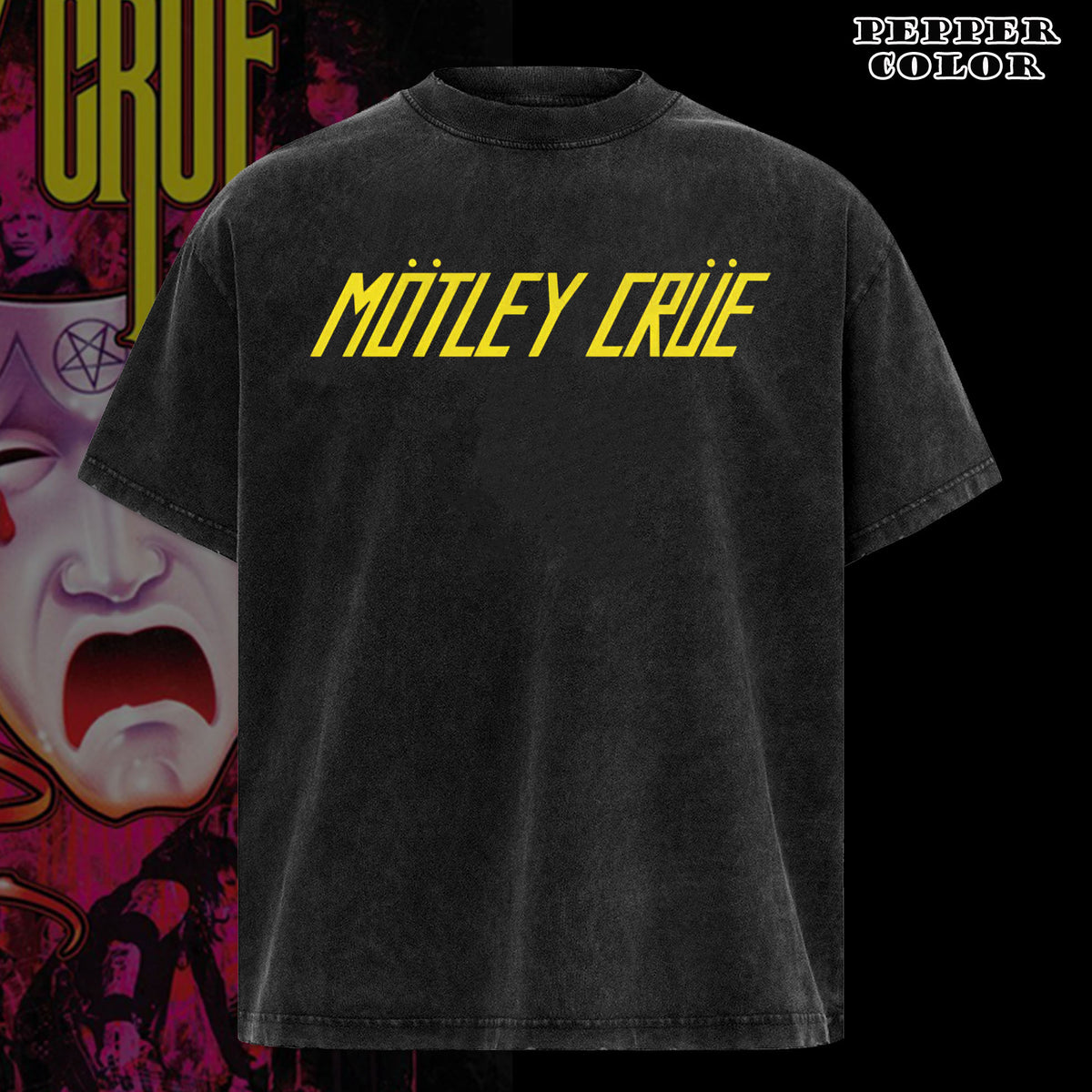 Vintage Motley Crue Theatre Of Pain Short Sleeve Tee