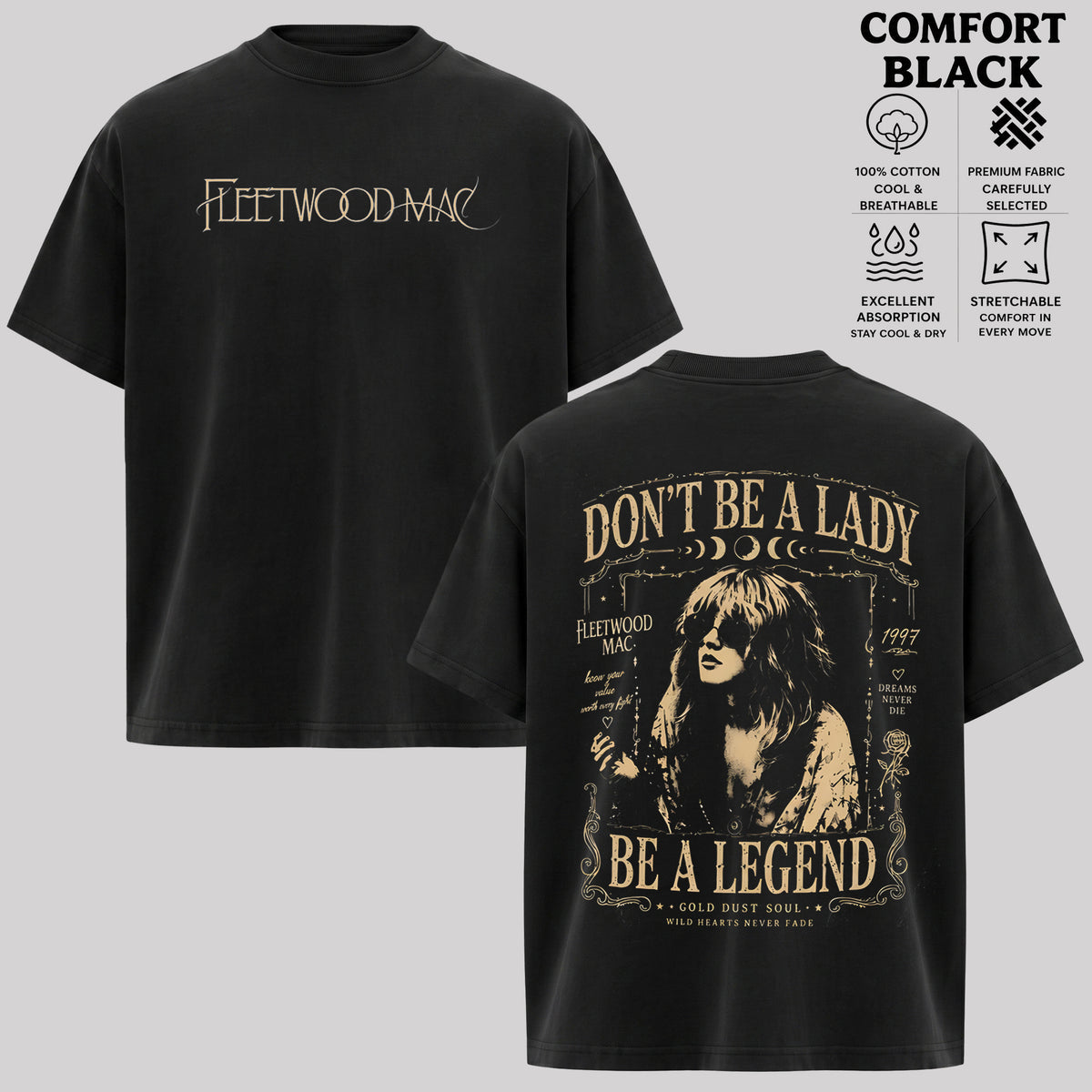 Fleetwood Mac Shirt, Vintage Rock Music T-Shirt & Hoodie, Retro Graphic Tee