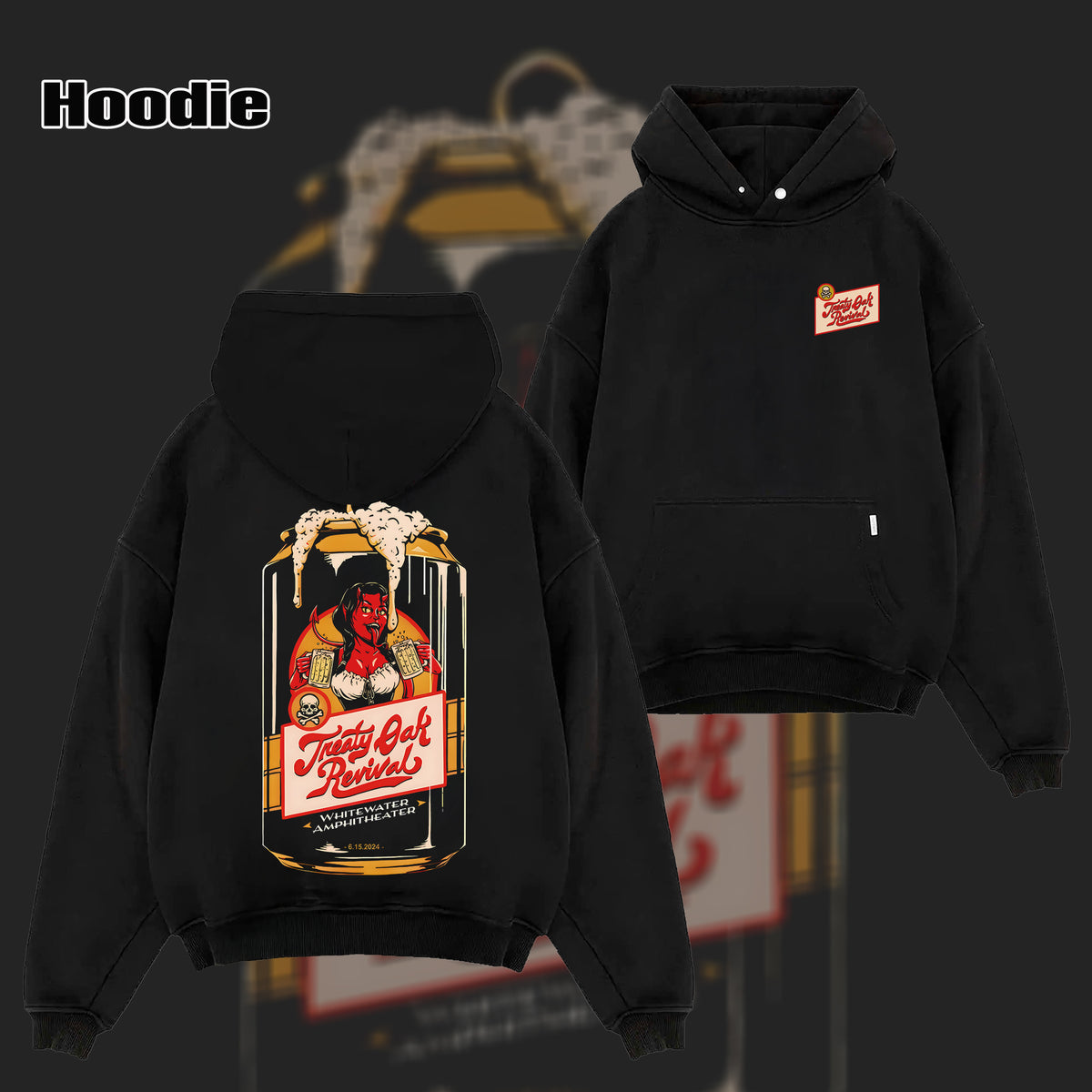 Treaty Oak Revival Show Whitewater Amphitheater Jun 15 2024 T-Shirt & Hoodie