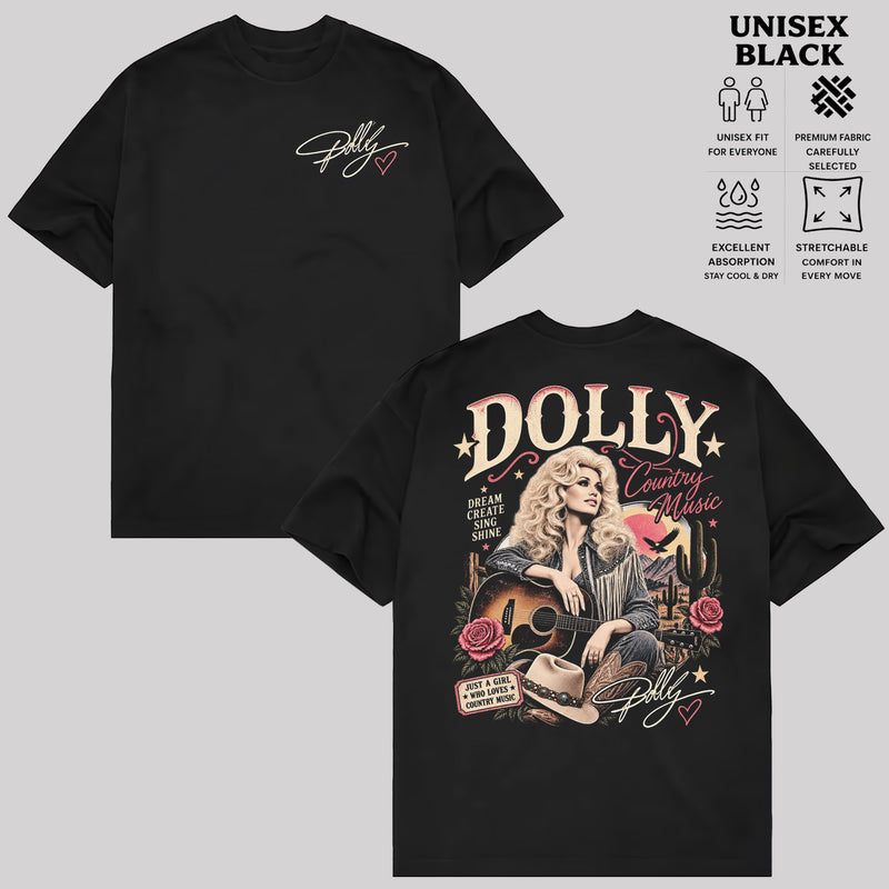 Vintage Dolly Parton Graphic T-Shirt