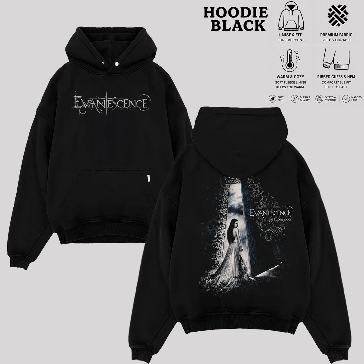 Evanescence Graphic T-Shirt & Hoodie